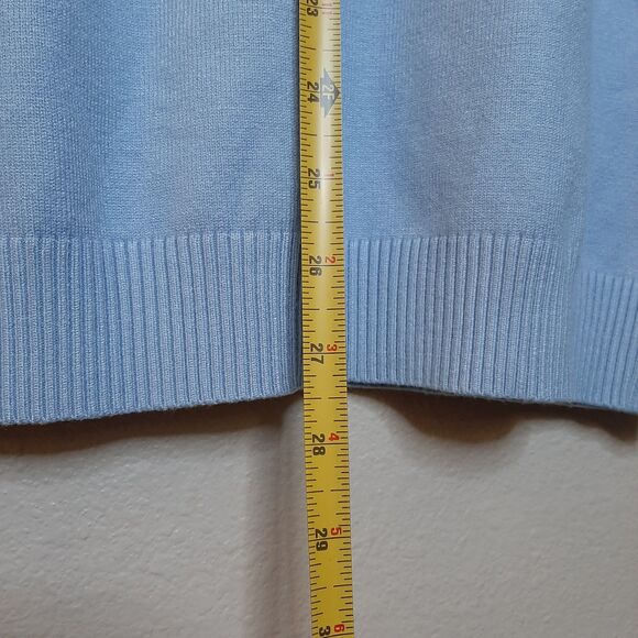 XRAY Jeans Sweater Blue Men Sz L Slim Fit Premium Comfort Long Sleeve Crew Neck - Picture 4 of 11